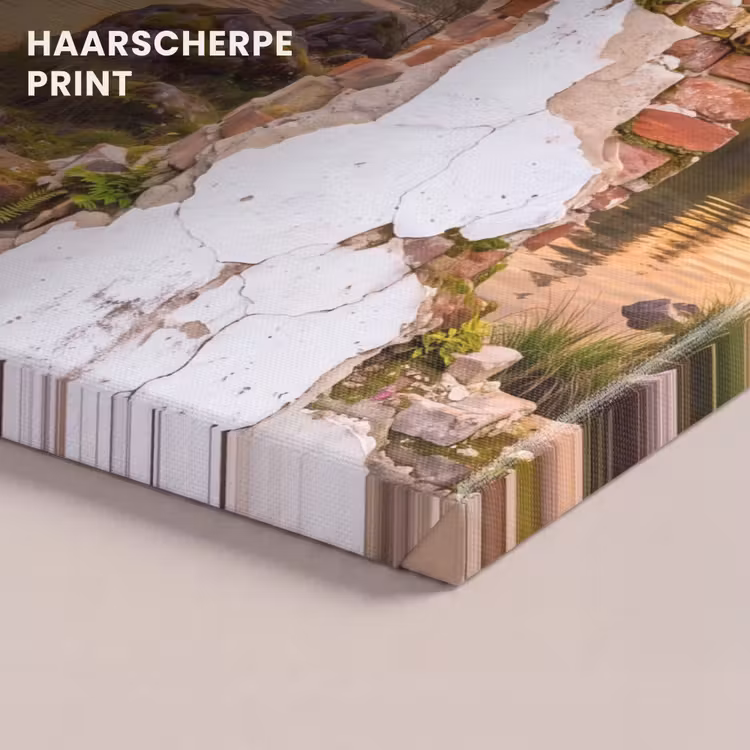Canvas schilderij - Muur - Landschap - Natuur — 5