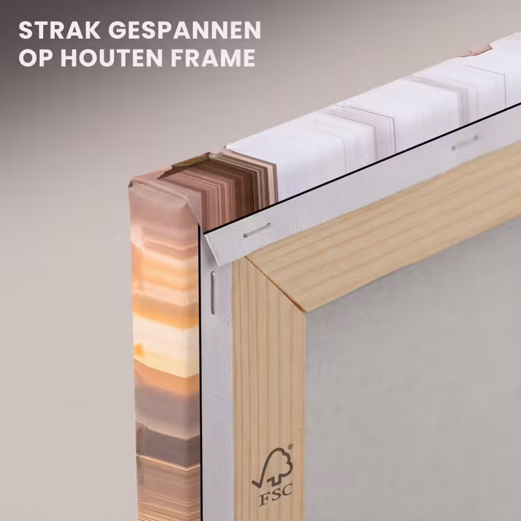 Canvas schilderij - Muur - Landschap - Natuur — 7