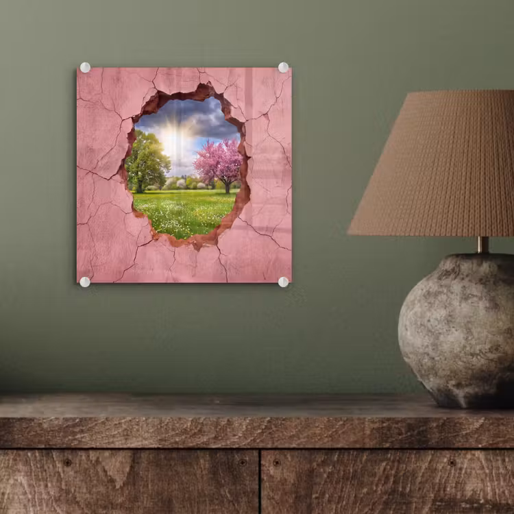 Glas schilderij - Natuur - Lente - Zon — 4