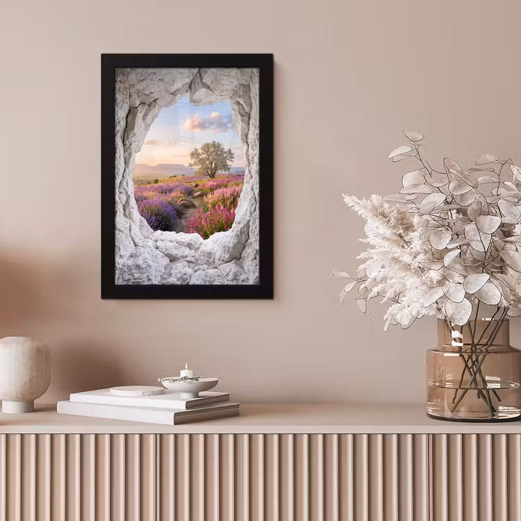 Poster met lijst - Bloemen - Pad - Natuur — 5