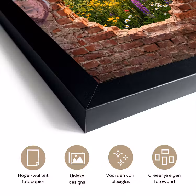 Poster met lijst - Bloemen - Veld - Natuur — 6