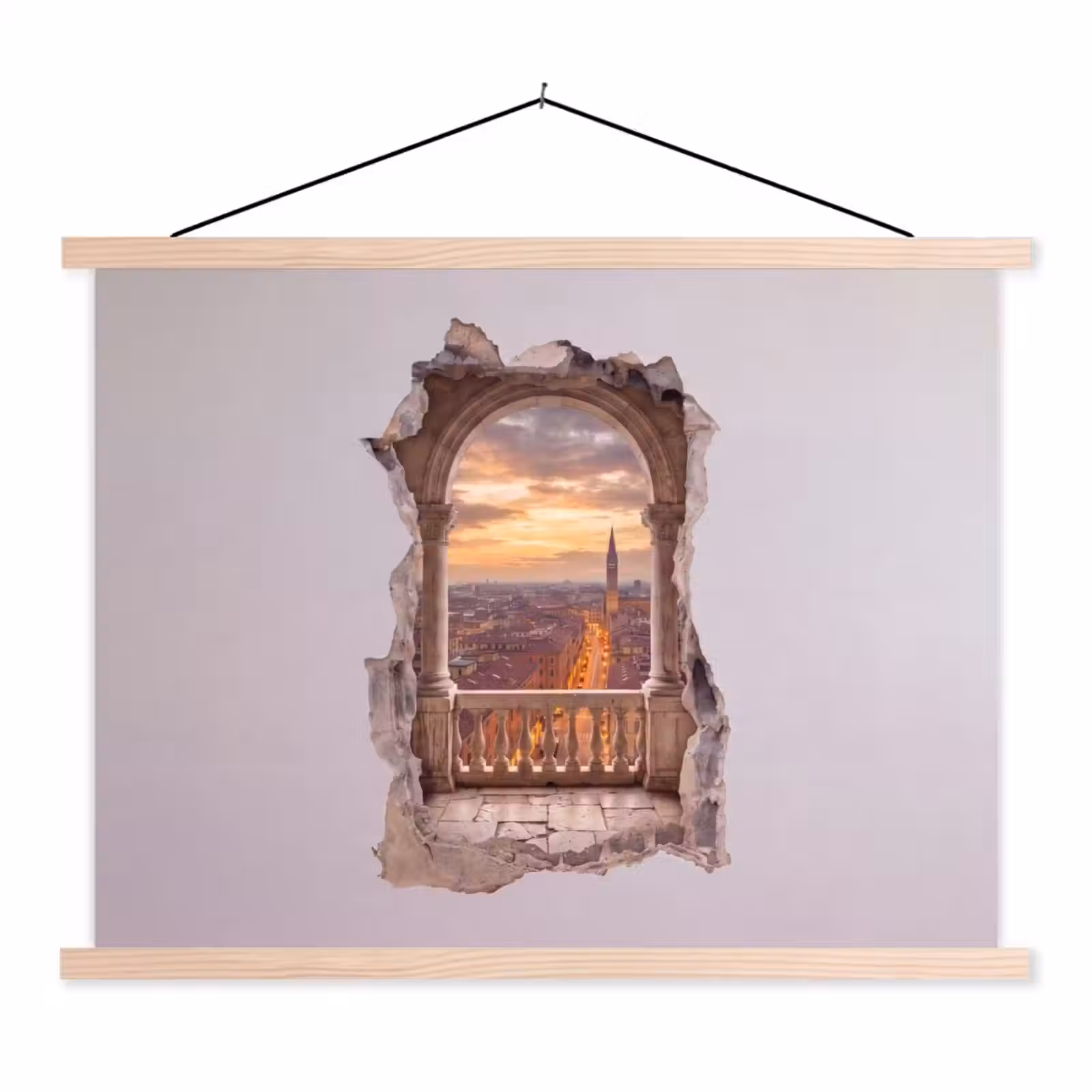 Schoolplaat - Stad - Zonsondergang - Architectuur — 1
