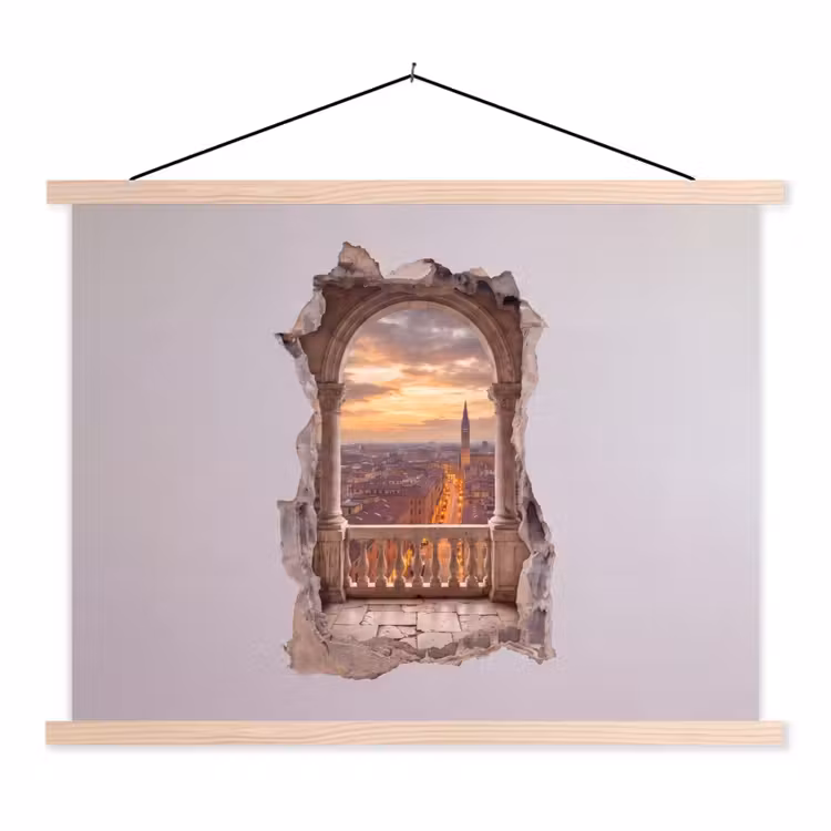 Schoolplaat - Stad - Zonsondergang - Architectuur — 1