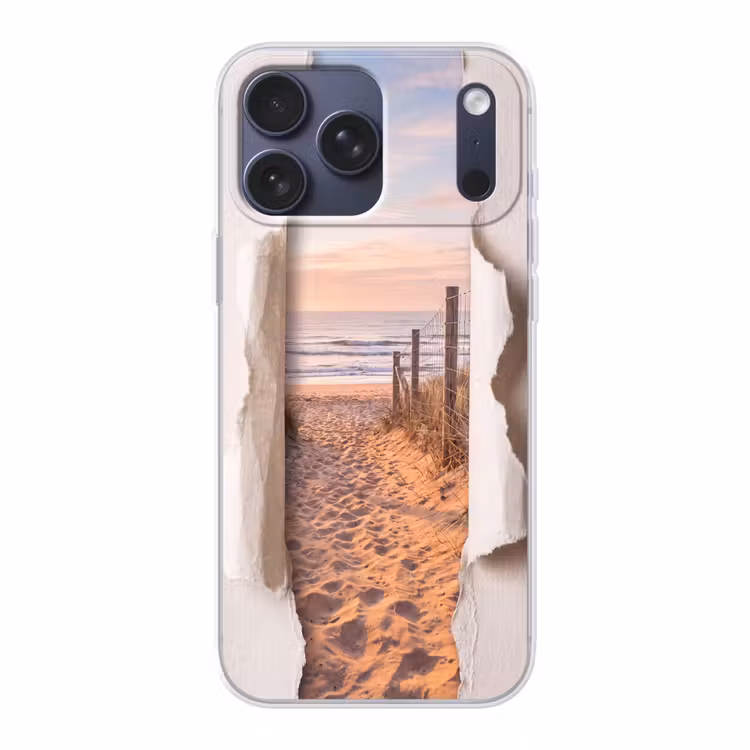 Telefoonhoesje Softcase - Duin - Pad - Kust — 1