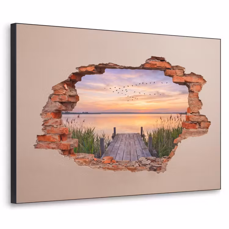 Art Frame - Muur - Landschap - Illusie — 1