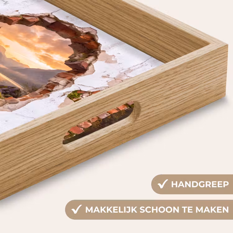 Dienblad - Muur - Landschap - Natuur — 5