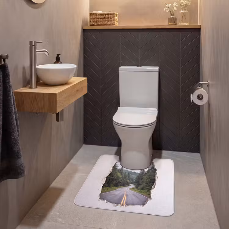 Wc Mat - Weg - Bos - Natuur — 2