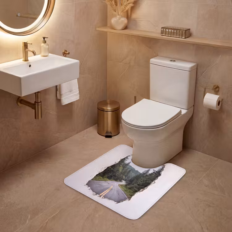 Wc Mat - Weg - Bos - Natuur — 3