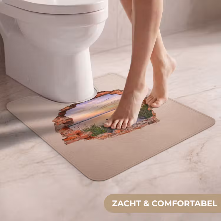 Wc Mat - Muur - Landschap - Illusie — 5