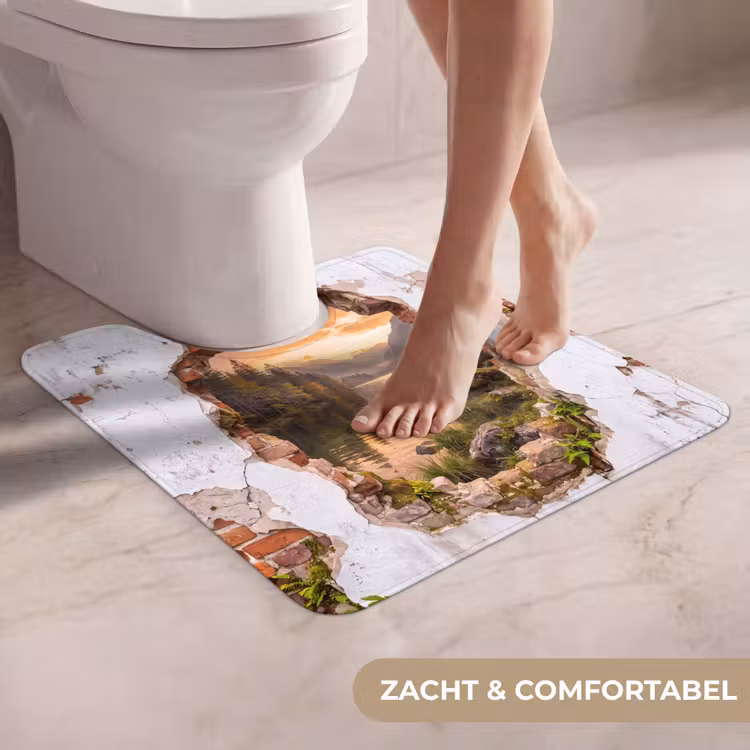 Wc Mat - Muur - Landschap - Natuur — 5