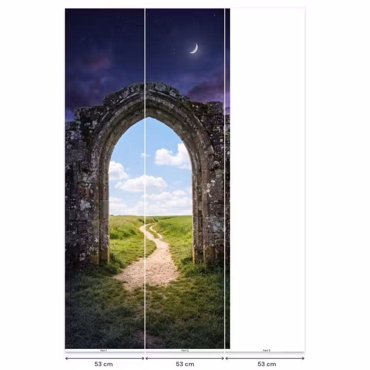 Behang - Boog - Landschap - Contrast — 6