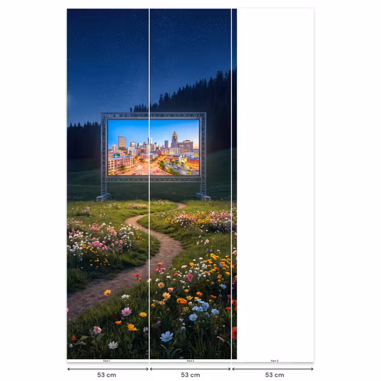 Behang - Scherm - Stad - Natuur — 6