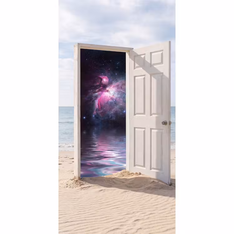 Behang - Deur - Strand - Kosmos β 2