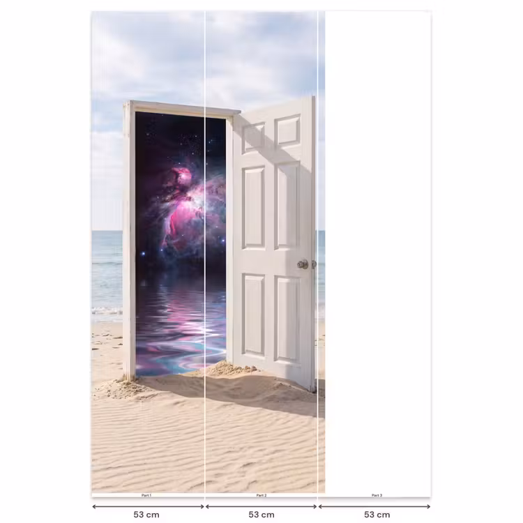 Behang - Deur - Strand - Kosmos β 6