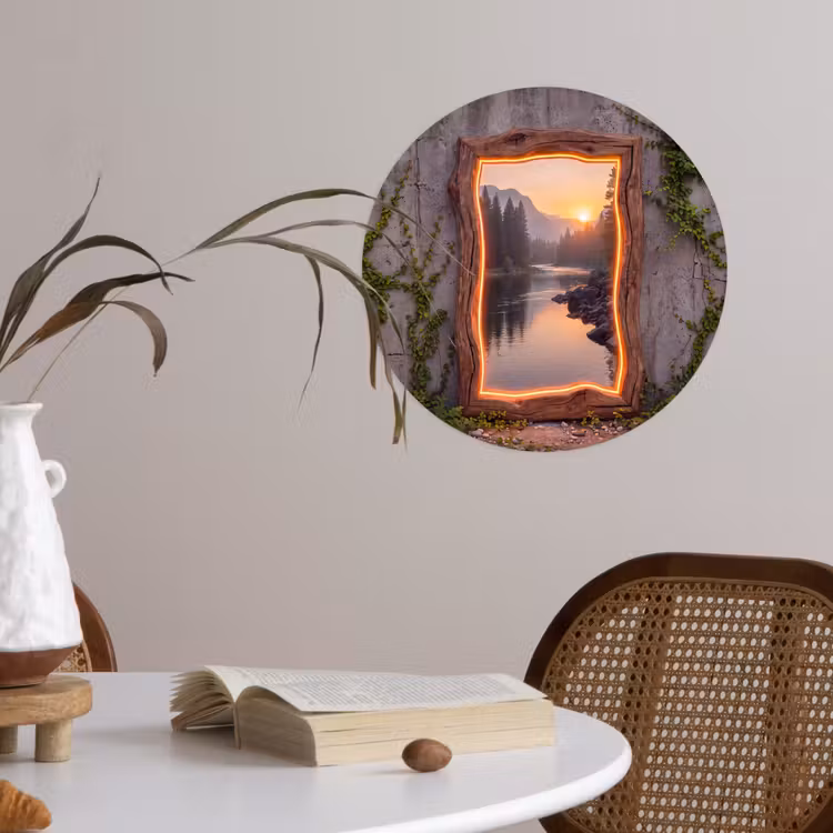 Behangcirkel - Landschap - Kader - Licht — 4