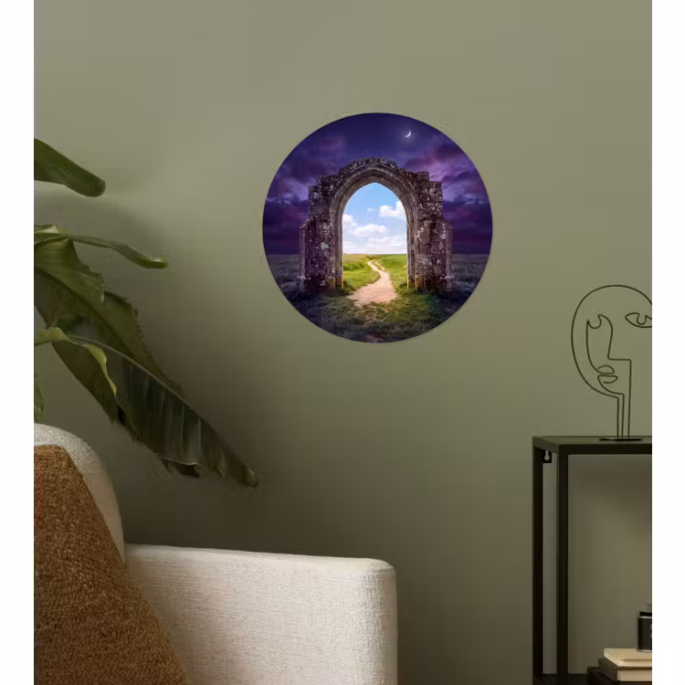 Behangcirkel - Boog - Landschap - Contrast — 3