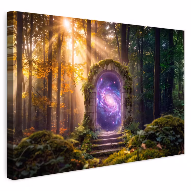 Buiten canvas - Poort - Kosmos - Bos — 1