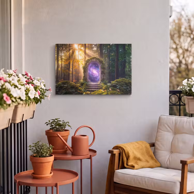 Buiten canvas - Poort - Kosmos - Bos — 3