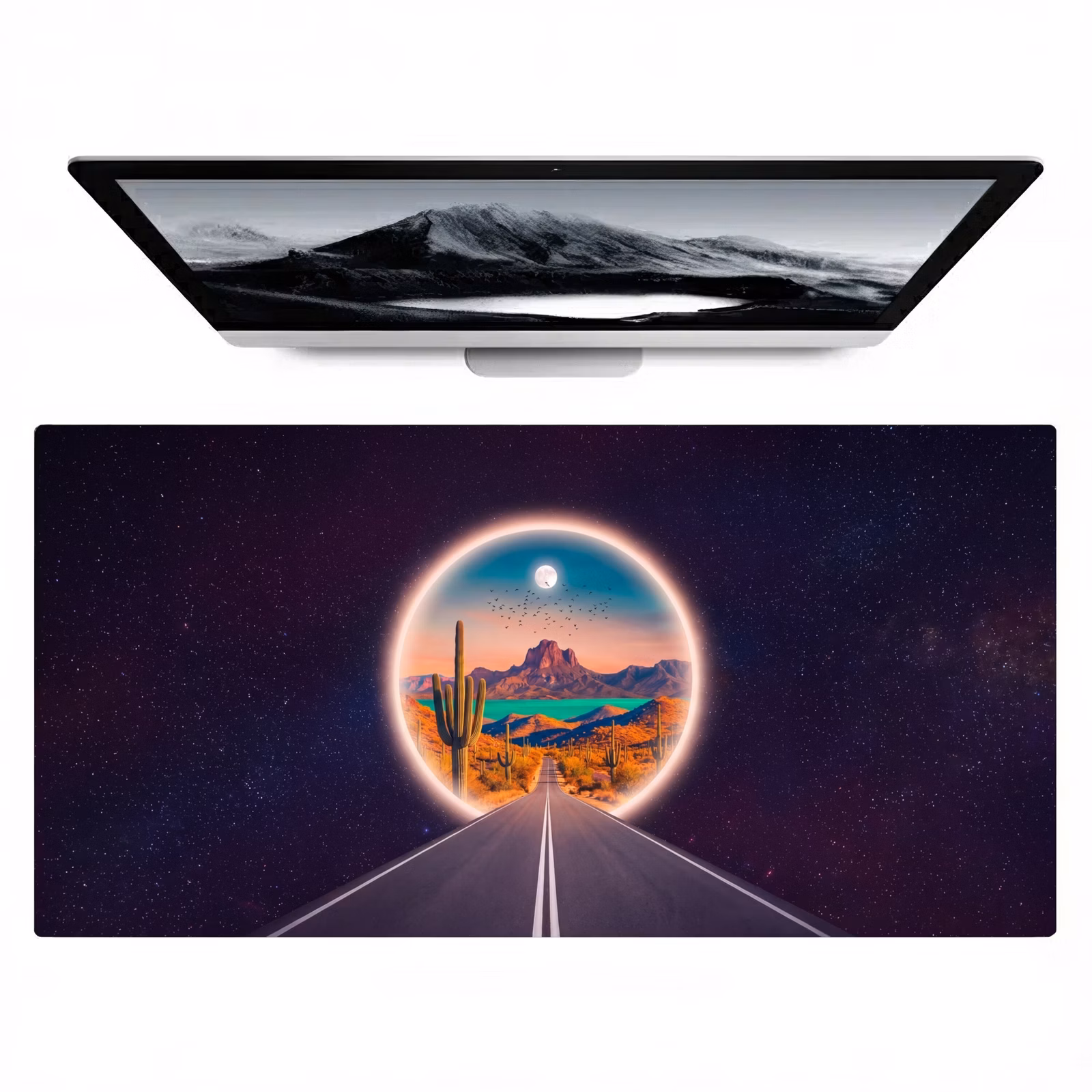 Bureau onderlegger - Weg - Woestijn - Natuur — 1