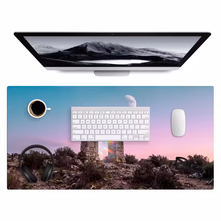 Bureau onderlegger - Boog - Regenboog - Maan — 4