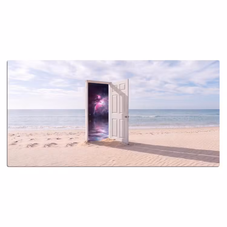 Bureau onderlegger - Deur - Strand - Kosmos — 2