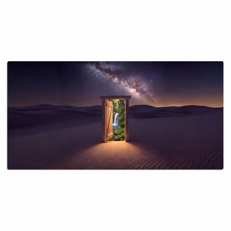 Bureau onderlegger - Deur - Woestijn - Natuur — 2