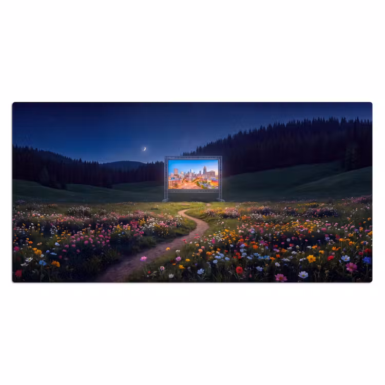 Bureau onderlegger - Scherm - Stad - Natuur — 2