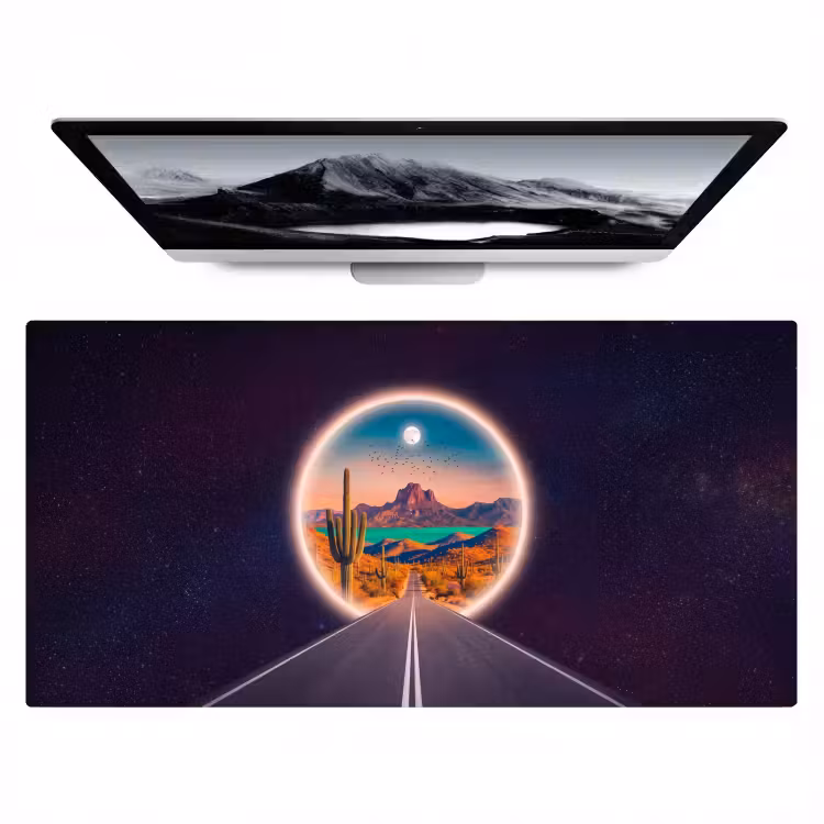 Bureau onderlegger - Weg - Woestijn - Natuur — 1