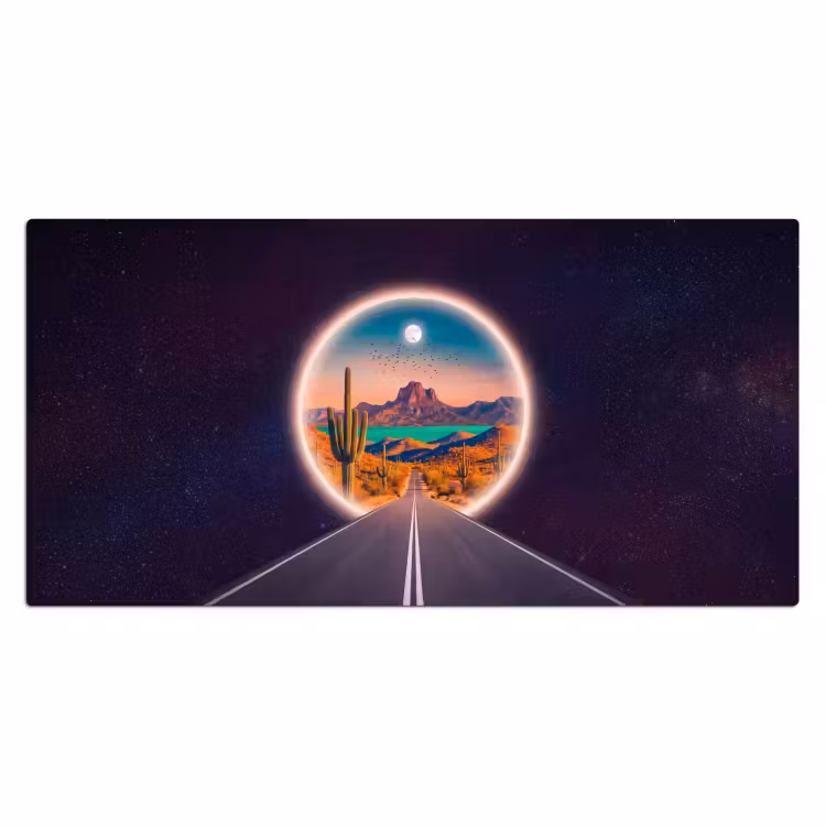 Bureau onderlegger - Weg - Woestijn - Natuur — 2