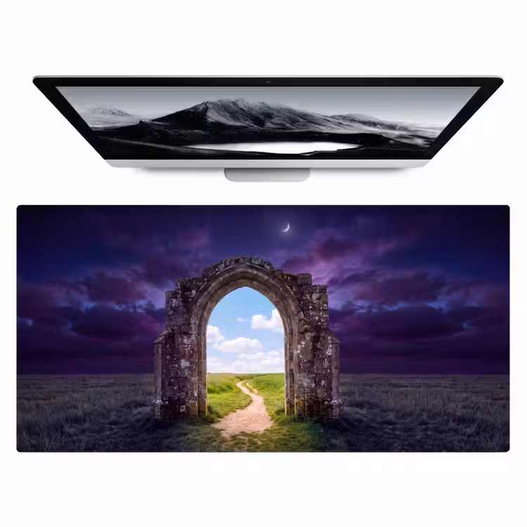Bureau onderlegger - Boog - Landschap - Contrast — 1