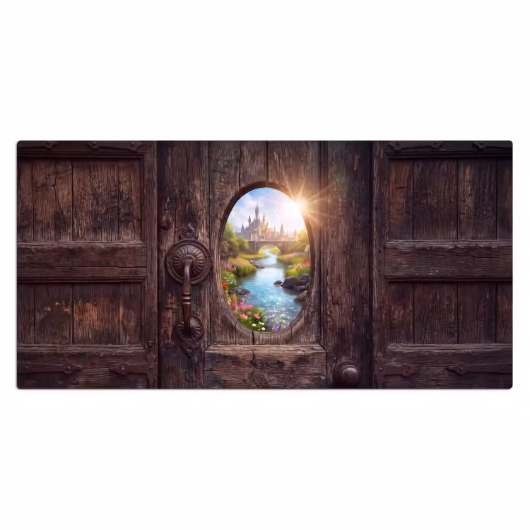 Bureau onderlegger - Kasteel - Rivier - Natuur — 2