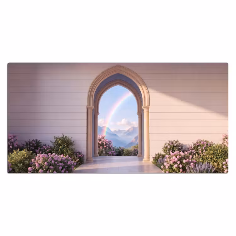Bureau onderlegger - Boog - Bergen - Regenboog — 2