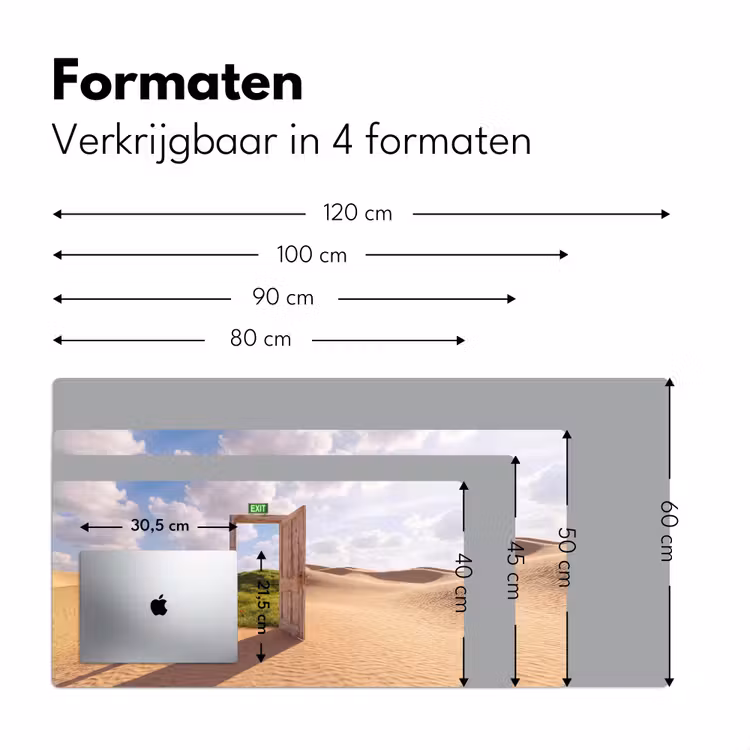 Bureau onderlegger - Deur - Woestijn - Gras — 8
