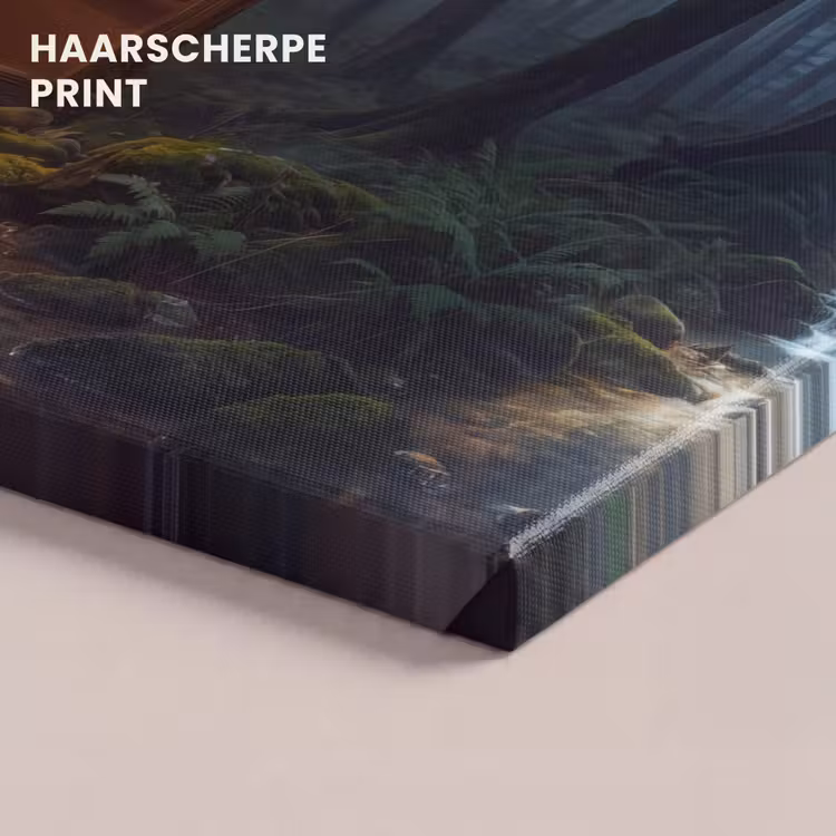 Canvas schilderij - Spiegel - Bos - Natuur — 5