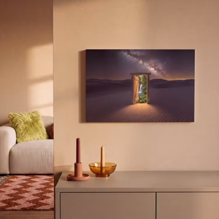 Canvas schilderij - Deur - Woestijn - Natuur — 2