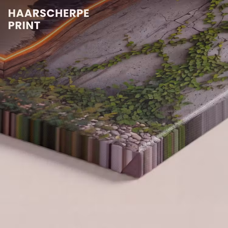 Canvas schilderij - Landschap - Kader - Licht — 5