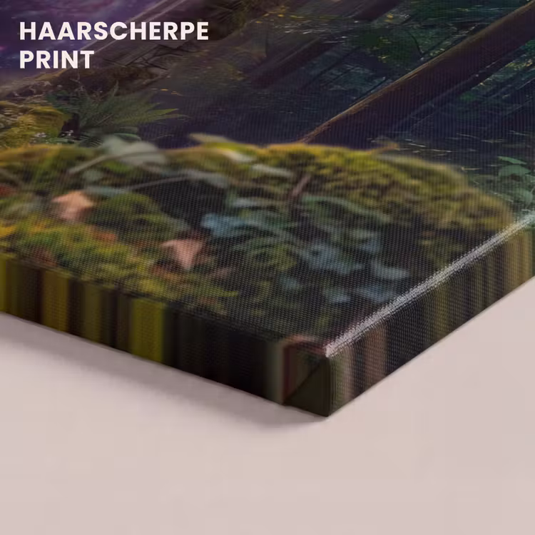 Canvas schilderij - Poort - Kosmos - Bos — 5