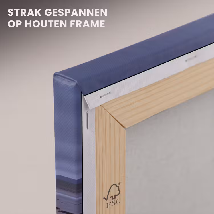 Canvas schilderij - Poort - Strand - Ruimte — 7