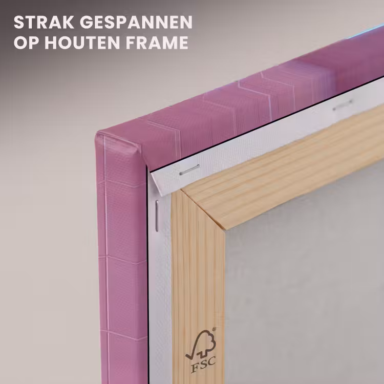 Canvas schilderij - Roze deur - Fantasie — 7