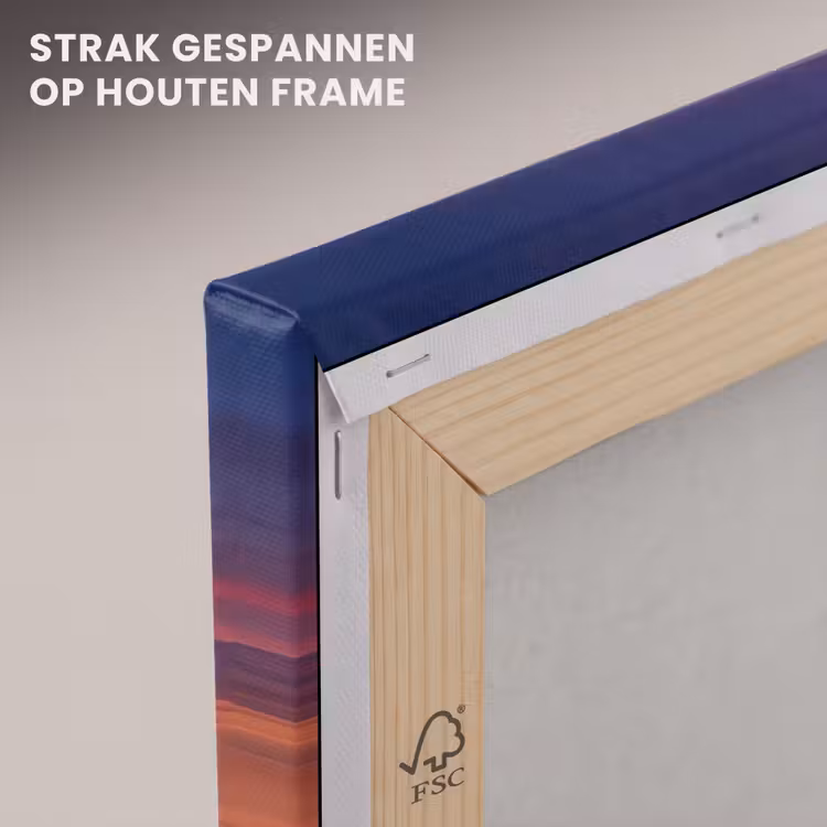 Canvas schilderij - Kader - Stadsgezicht - Woestijn — 7