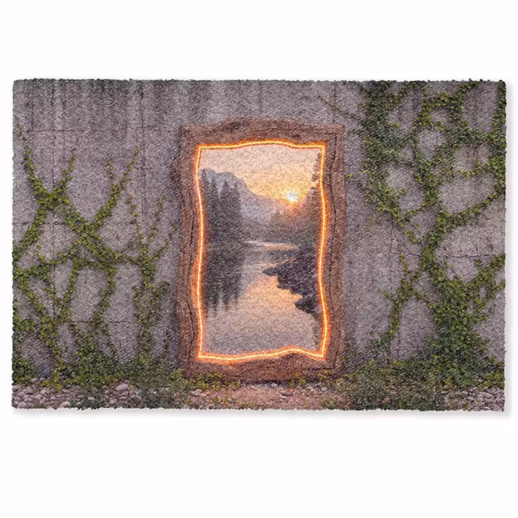 Deurmat - Landschap - Kader - Licht — 1