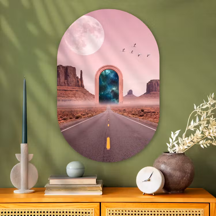 Muurovaal - Glas - Landschap - Poort - Ruimte — 2