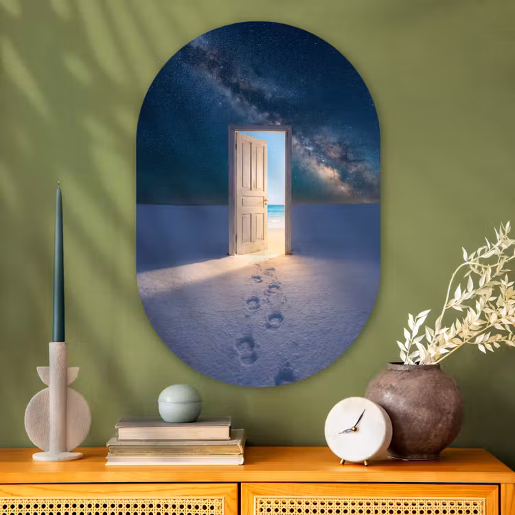 Muurovaal - Glas - Deur - Sneeuw - Strand — 2