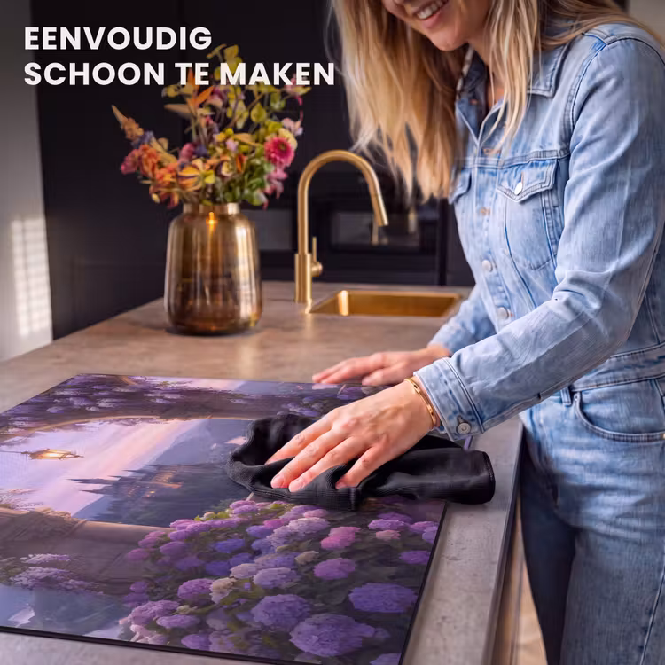 Inductie beschermer - Kasteel - Rivier - Avond — 6
