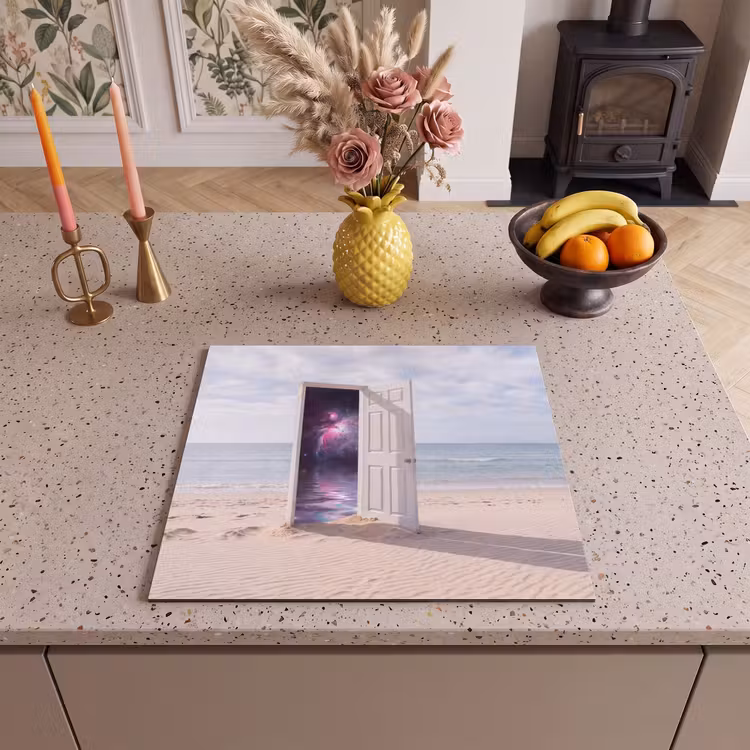 Inductie beschermer - Deur - Strand - Kosmos — 2
