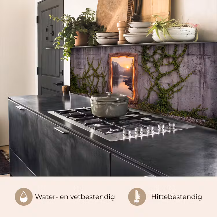 Keuken achterwand - Landschap - Kader - Licht — 3