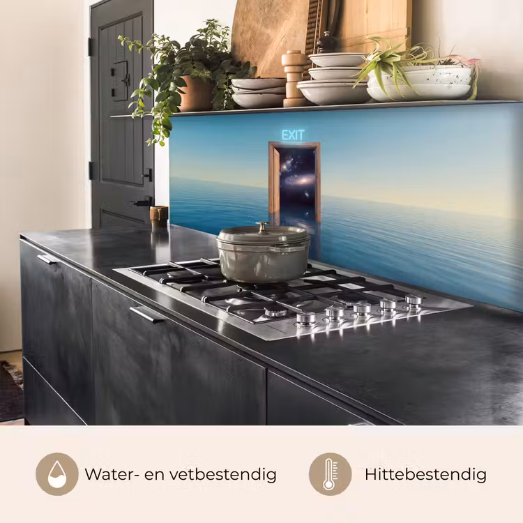 Keuken achterwand - Deur - Ruimte - Abstract — 3