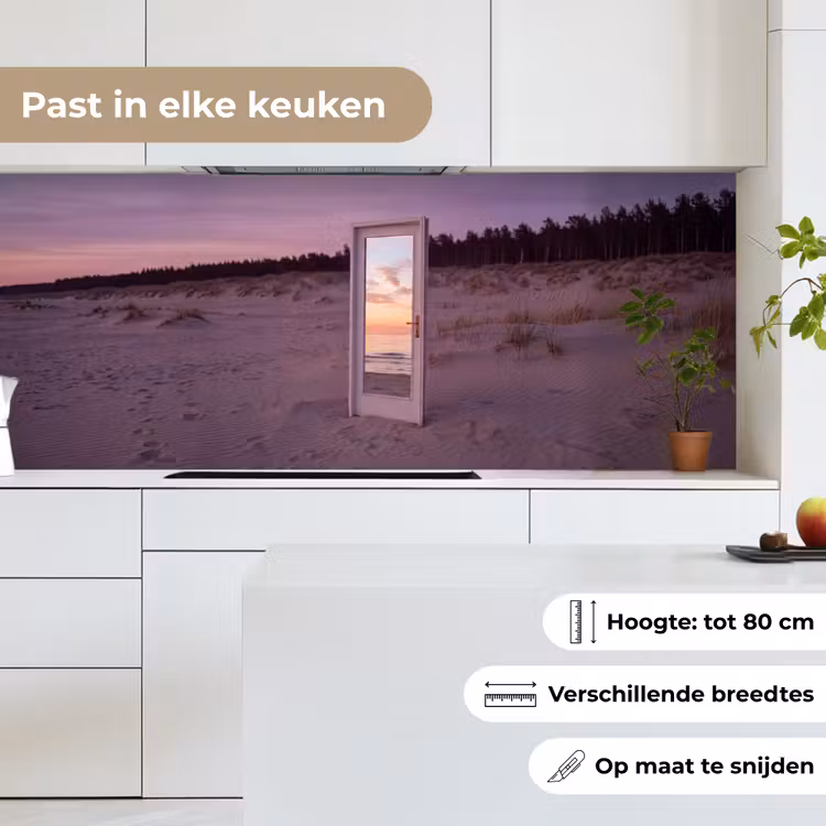 Keuken achterwand - Spiegel - Zee - Zonsondergang — 4