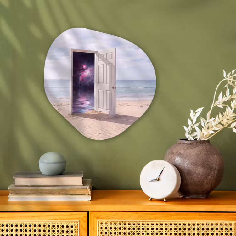 Organisch schilderij - Forex - Deur - Strand - Kosmos — 2