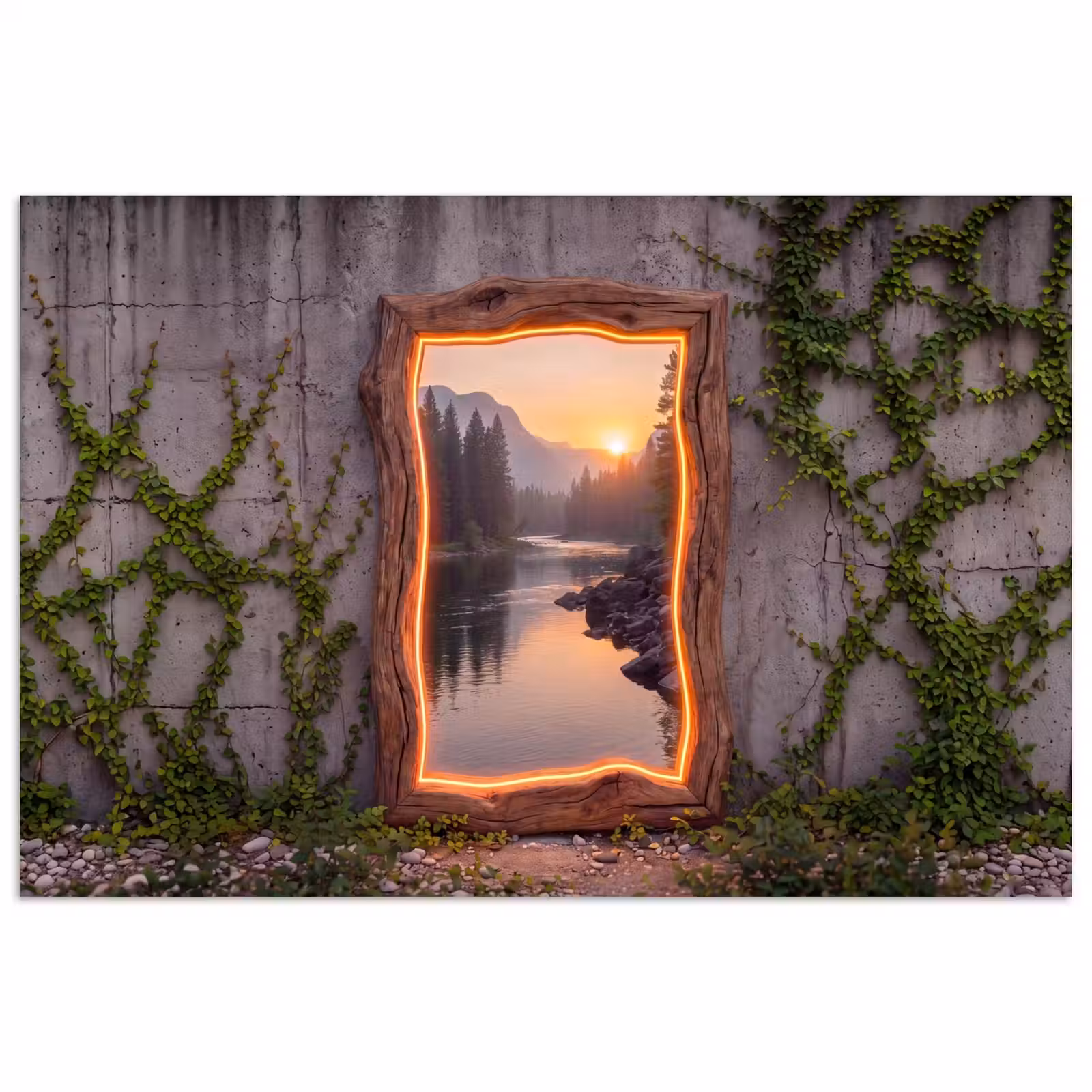Poster - Landschap - Kader - Licht — 1